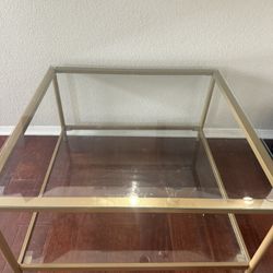 Glass coffee Table And side Tables