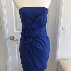 New w/tag Royal Blue Dress Strapless Size 8 $40