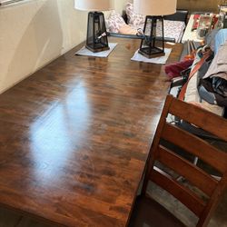 Large Dining Set With 6 Chairs