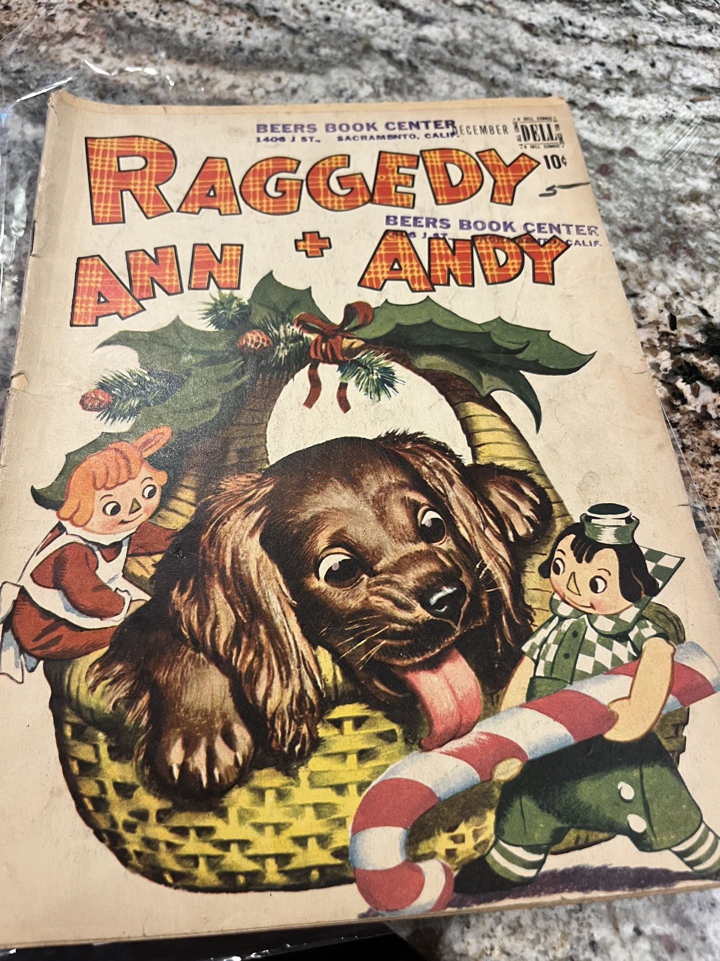 1947 RAGGEDY ANN + ANDY CARTOON BY DELL