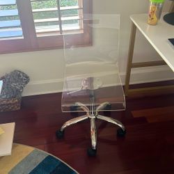 Acrylic Office Chair 