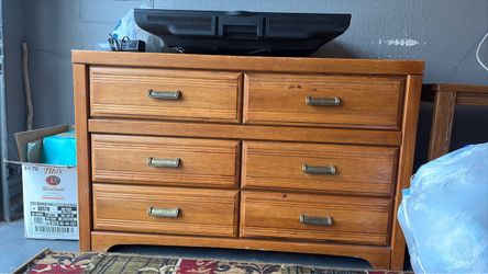 Dresser light brown 50” L  31”H 18”D