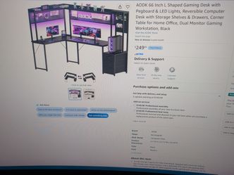 Gaming desk