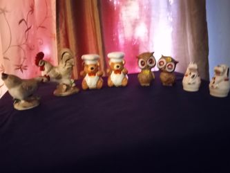 Antique Salt And Pepper Shakers