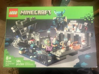 Lego Minecraft deep blue battle