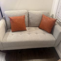 Gray Loveseat