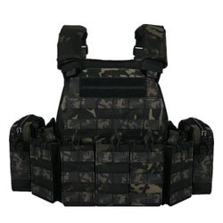 Tactical Snakebite Quick-Release Vest: Outdoor CS Tactical Backpack for Spring, Summer, Fall, and Winter - Suitable for Running, Training, Hiki