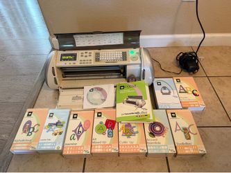 Cricut Expression 24” Cutting Machine Bundle w/ 9 Cartridges