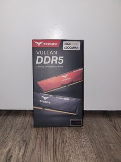 T-Force Vulcan DDR 32GB(2×16) 6000MHz Ram