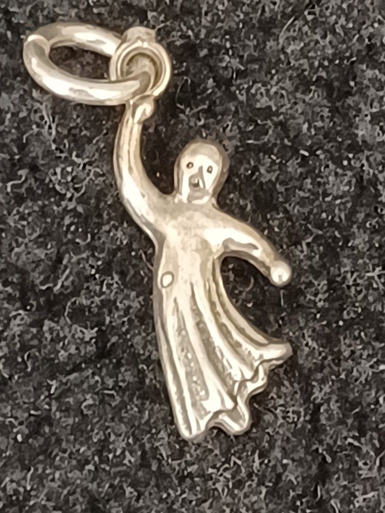 Vtg.sterling Silver "Ghost" Charm
