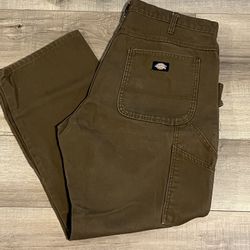 Dickies Men’s Workwear Pants Jeans Brown 38”