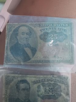 25c fractional currency note