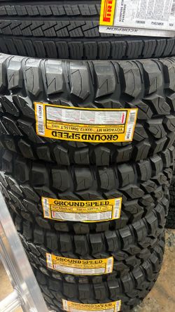 33x12.50r15 LT Set of 4 new tires includes installation and balance