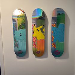 Collectible Santa Cruz Skateboard x Pokémon Collab