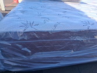 Brand New King Size Pillowtop Mattress And Box Spring Free Delivery Depends On Location