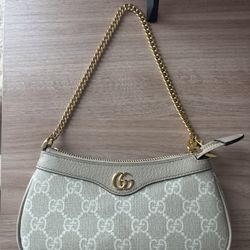 Gucci GG Mini Ophidia Shoulder Bag (Beige/Ebony)