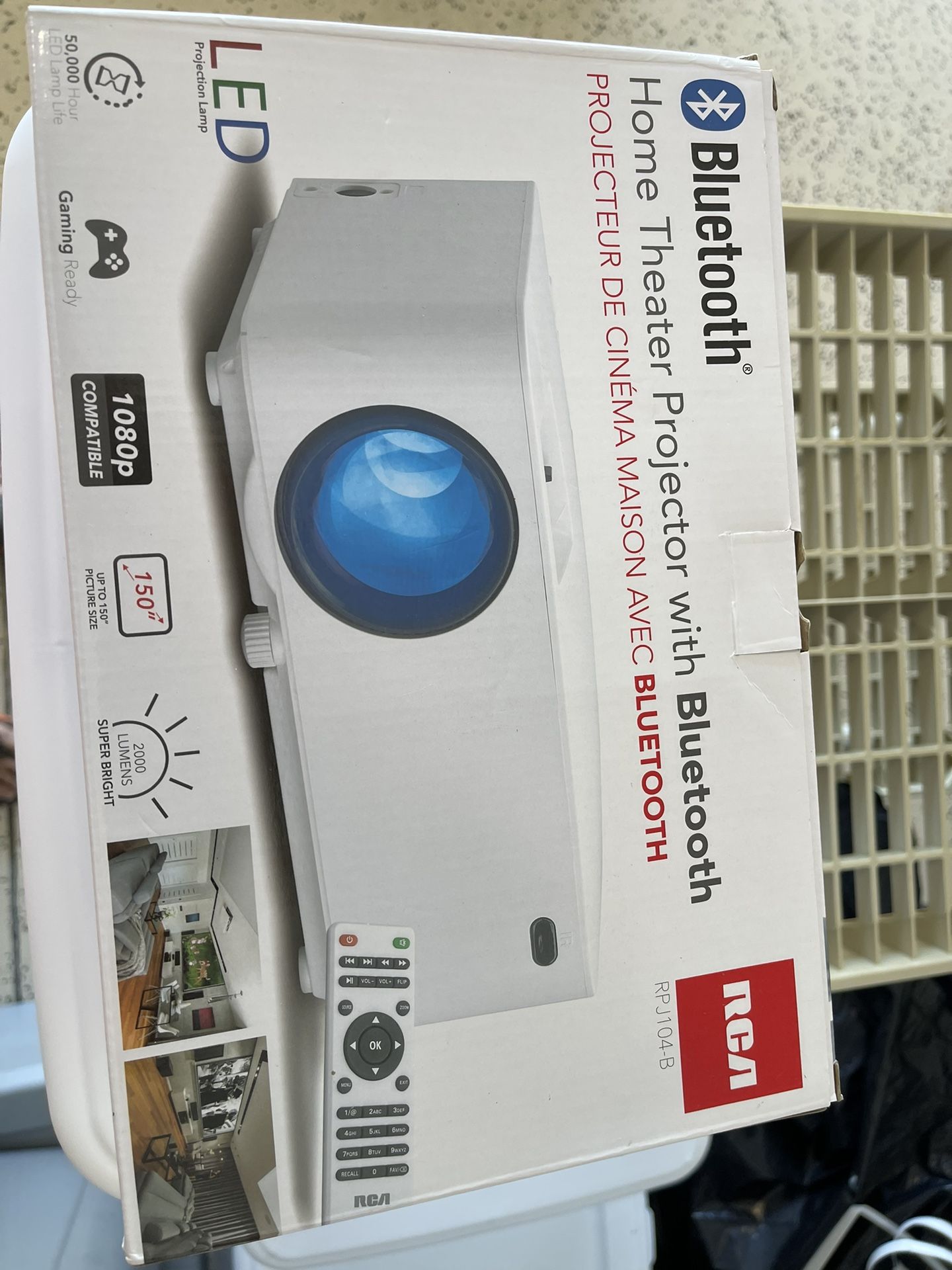 RCA Home Theater Projector With Bluetooth