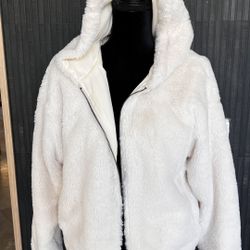 Faux Fur Hoodie W Zip