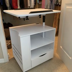 Night Stand Desk White