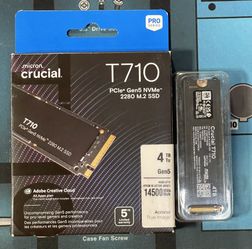 Crucial T710 PCIe Gen5 NVMe 4TB SSD
