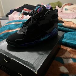 Jordan Retro 8 Aqua $300 Size 9.5