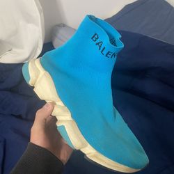 Balenciaga Socks (Blue)