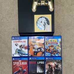 Ps4 500gbs + 1 Controller + 7 Games