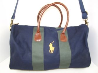 VTG Polo Ralph Lauren gym bag duffel travel overnight