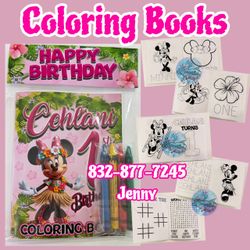 Coloring Books (any theme) party favors