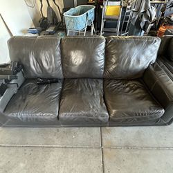 Leather Sofa/Loveseat/Chair