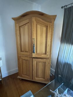 Wooden Entertainment center / Storage Unit