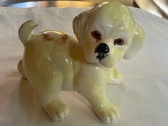 vintage ceramic puppy dog figurine