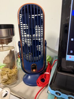 2 Table Tower Fans, Powerful Dual Fans 5 Speeds LEDDisplay USB Plug in Quiet BruhlessMoor Cooling Fan for Home Office Dorm Room
