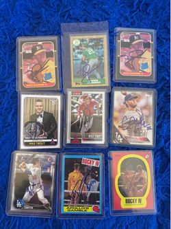 Signed cards