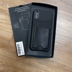 Iphone X XS Wallet Case Leather Black