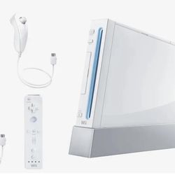 Nintendo Wii With Authentic Controllers And Accessories 