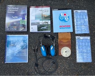 Private Pilot Training Bundle – Books, Headset, E6B & More