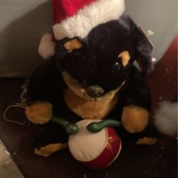 Drummer stuffed puppy