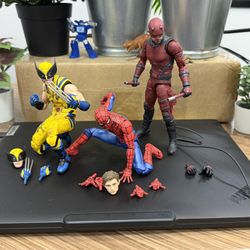 Marvel Legends MCU Television Lot Spiderman Wolverine Daredevil Born Again