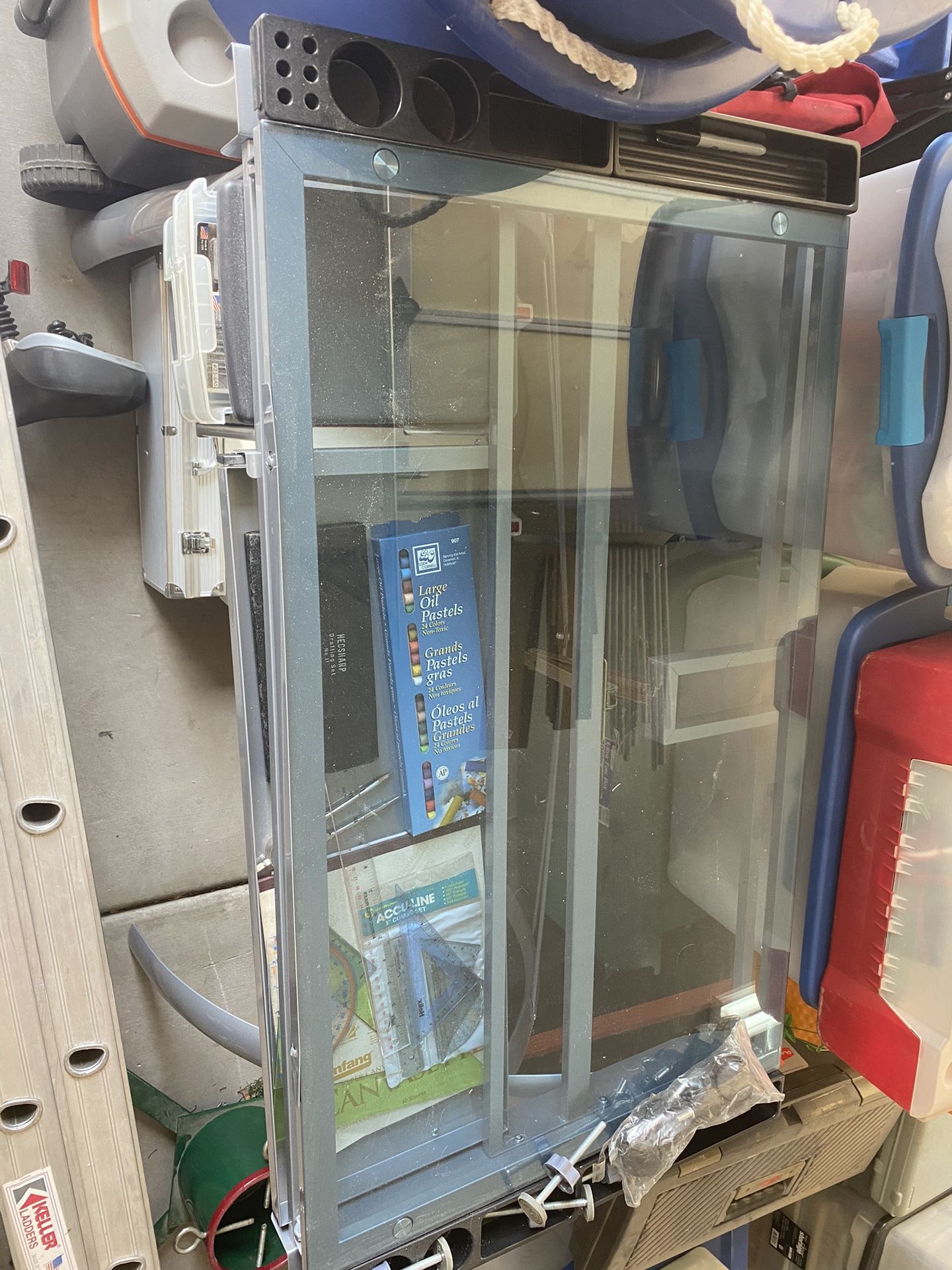 Art Table With Supplies