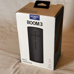 Ultimate Ears Boom 3 Bluetooth Speaker Black