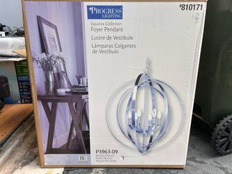 Progress Lighting Equinox Foyer Pendant Brushed Nickel