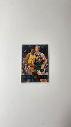 Magic Johnson vs Larry Bird Card