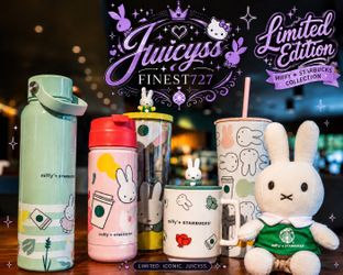 Miffy +Starbucks limited edition collab