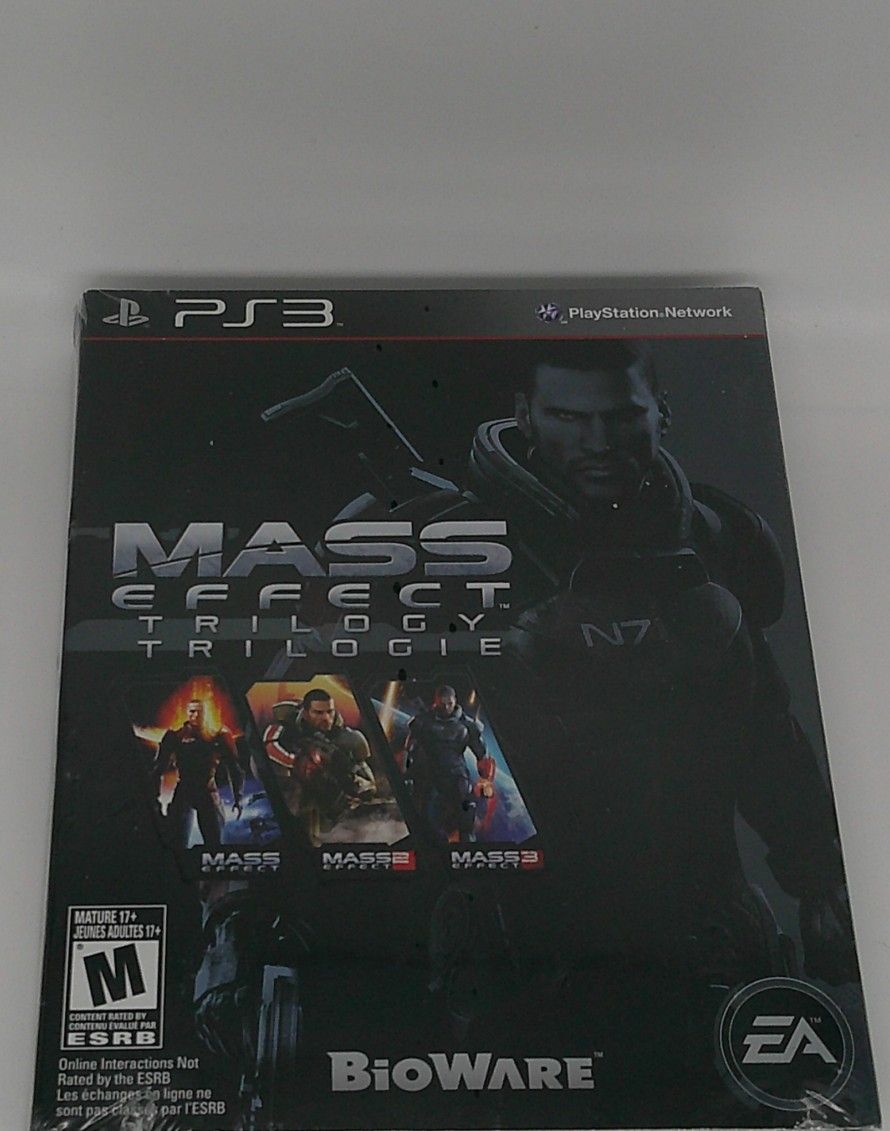 Mass Effect Trilogy PS3 Sony Playstation 3 NEW SEALED