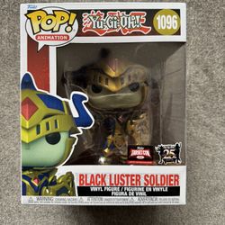 Funko Pop! Yu-Gi-Oh! 6" Black Luster Soldier #1096 Targetcon LE 25th Anniversary