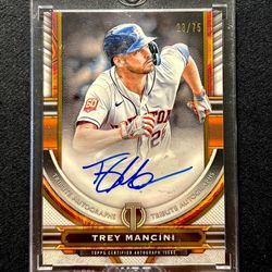 2023 Topps Tribute Trey Mancini Auto /75 -Houston Astros