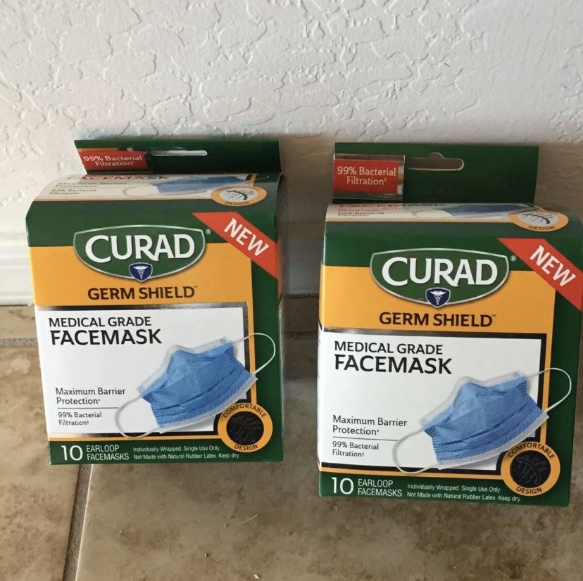 2 curad face mask. Brand New