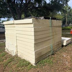 26 Boards Of 4’x8’x 8” White Foam