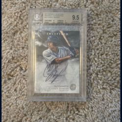Corey Seager Bowman Inception Auto 